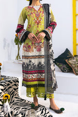 Nureh Girls Unstitched Premium Lawn Suit-NGL-11