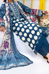 Nureh Girls Unstitched Premium Lawn Suit-NGL-12