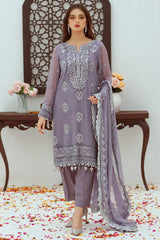 Noor Jahan By Noorma Kaamal Unstitched 3 Piece Luxury Chiffon Suit-NK-C04