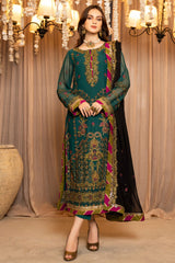 Lallaria By Noorma Kaamal Stitched 3 Piece Fancy Formals Vol-01 Collection'2024-NK-LLC-08