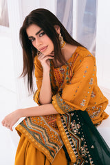Lallaria By Noorma Kaamal Unstitched 3 Piece Luxury Chiffon Vol-03 Suit-NK-LLC-21