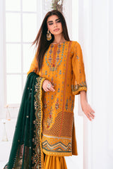 Lallaria By Noorma Kaamal Unstitched 3 Piece Luxury Chiffon Vol-03 Suit-NK-LLC-21