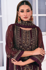 Lallaria By Noorma Kaamal Unstitched 3 Piece Luxury Chiffon Vol-03 Suit-NK-LLC-25