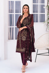 Lallaria By Noorma Kaamal Unstitched 3 Piece Luxury Chiffon Vol-03 Suit-NK-LLC-25