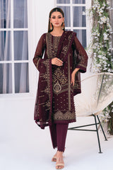 Lallaria By Noorma Kaamal Unstitched 3 Piece Luxury Chiffon Vol-03 Suit-NK-LLC-25