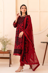 Lallaria By Noorma Kaamal Unstitched 3 Piece Luxury Chiffon Vol-03 Suit-NK-LLC-30