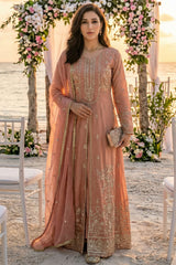 Noorma Kaamal Stitched 3 Piece Emb Raw Silk Suit-NK-RSE-03