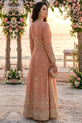 Noorma Kaamal Stitched 3 Piece Emb Raw Silk Suit-NK-RSE-03