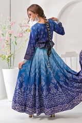 Jogi By Noorma Kaamal Unstitched 2 Piece Printed Raw Silk Suit-NK-RSP-01