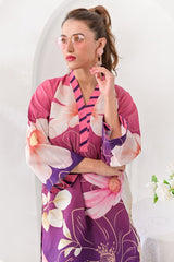 Jogi By Noorma Kaamal Unstitched 2 Piece Printed Raw Silk Suit-NK-RSP-02