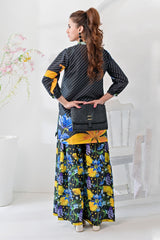 Jogi By Noorma Kaamal Unstitched 2 Piece Printed Raw Silk Suit-NK-RSP-04