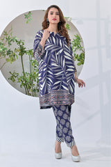 Jogi By Noorma Kaamal Unstitched 2 Piece Printed Raw Silk Suit-NK-RSP-06