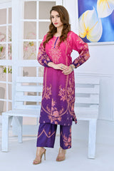 Jogi By Noorma Kaamal Unstitched 2 Piece Printed Raw Silk Suit-NK-RSP-08