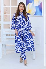 Jogi By Noorma Kaamal Unstitched 2 Piece Printed Raw Silk Suit-NK-RSP-09