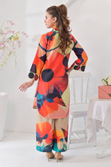 Jogi By Noorma Kaamal Unstitched 2 Piece Printed Raw Silk Suit-NK-RSP-10