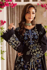 Nova By Mahnur Unstitched 3 Piece Khaddar Winter Suit-NK-04