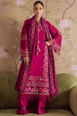 Nova By Mahnur Unstitched 3 Piece Khaddar Winter Suit-NK-08