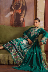 Nova By Mahnur Unstitched 3 Piece Khaddar Winter Suit-NK-09