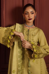 Nova By Mahnur Unstitched 3 Piece Khaddar Winter Suit-NK-10
