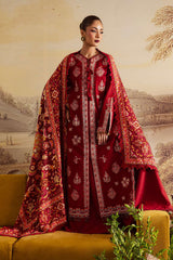 Nova By Mahnur Unstitched 3 Piece Khaddar Winter Suit-NK-12
