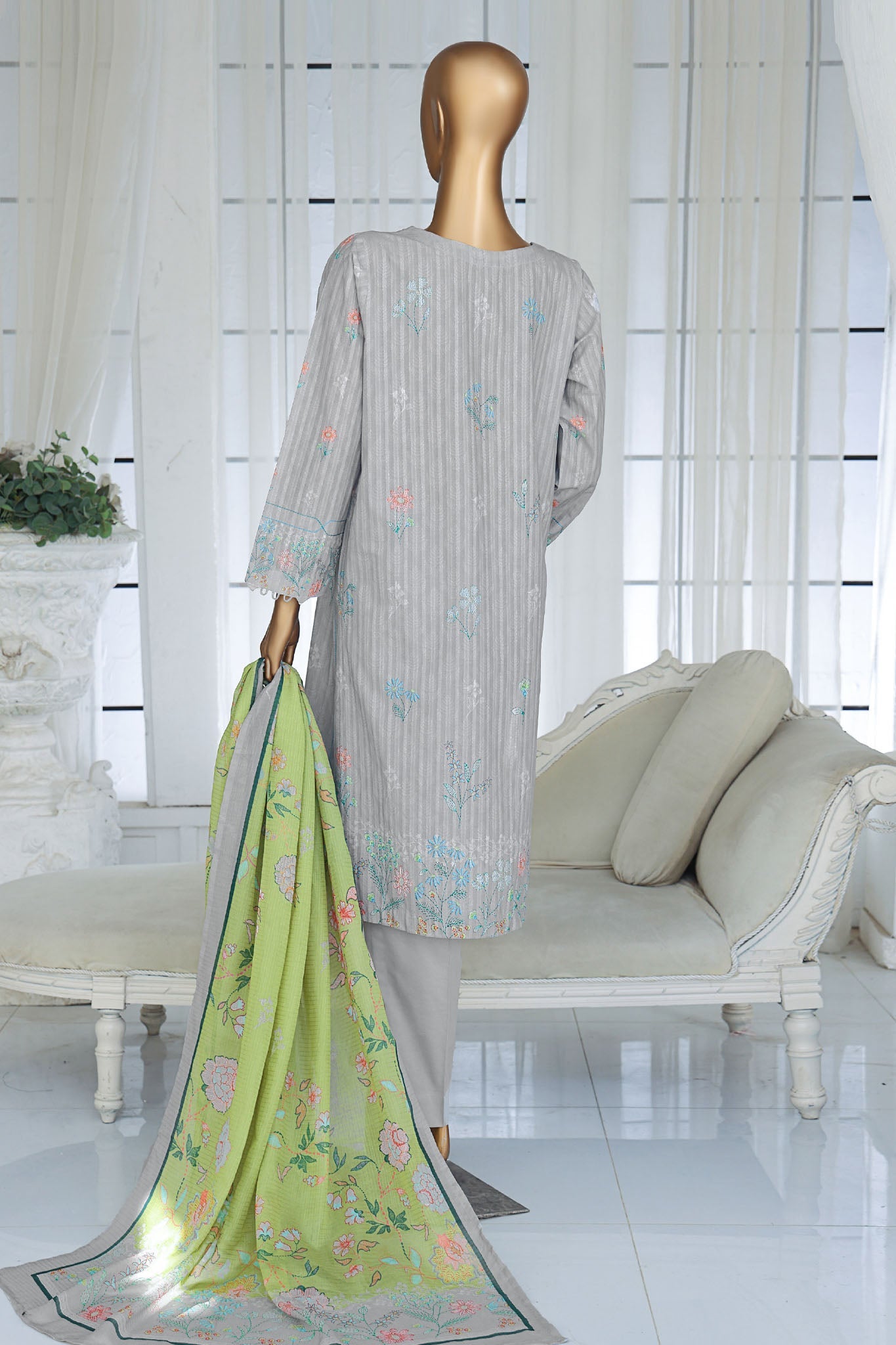 Ninokara By HZ Unstitched 3 Piece Printed Lawn Collection-NP-1175