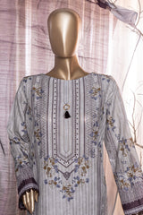 Ninokara Prints By HZ Unstitched 3 Piece Digital Printed Lawn Suit-NP-205