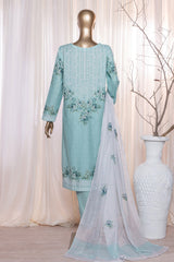 Ninokara Prints By HZ Unstitched 3 Piece Digital Printed Lawn Suit-NP-207