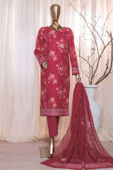 Ninokara Prints By HZ Unstitched 3 Piece Digital Printed Lawn Suit-NP-209