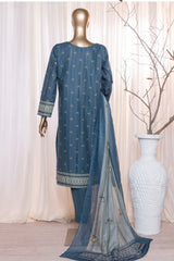 Ninokara Prints By HZ Unstitched 3 Piece Digital Printed Lawn Suit-NP-210