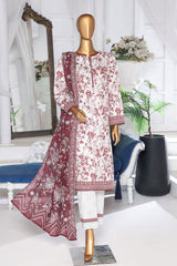 Nayab By HZ Unstitched 3 Piece Digital Printed Doriya Lawn Vol-03 Suit-NPD-04