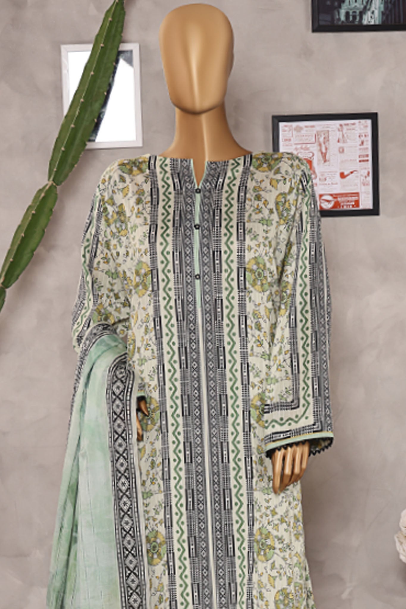 Nayab By HZ Unstitched 3 Piece Digital Printed Doriya Lawn Vol-02 Collection'2025-NPD-05