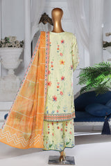 Nayab By HZ Unstitched 3 Piece Digital Printed Doriya Lawn Vol-03 Suit-NPD-07