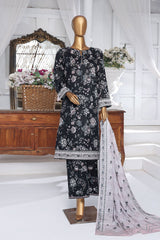 Nayab By HZ Unstitched 3 Piece Digital Printed Doriya Lawn Vol-03 Suit-NPD-09