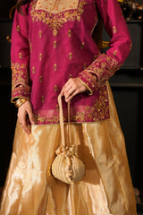 Omal By Komal Stitched 3 Piece Formals Suit-Mahpara