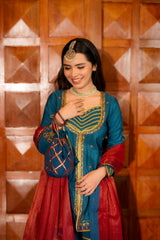 Omal By Komal Stitched 3 Piece Formals Suit-Shabnam