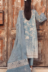 Maya By Nureh Unstitched 3 Piece Emb Swiss Voil Suit-NS-116