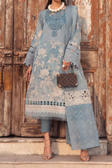 Maya By Nureh Unstitched 3 Piece Emb Swiss Voil Suit-NS-116