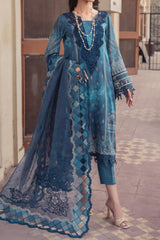 Maya By Nureh Unstitched 3 Piece Emb Swiss Voil Suit-NS-120