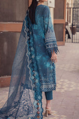 Maya By Nureh Unstitched 3 Piece Emb Swiss Voil Suit-NS-120