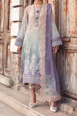 Maya By Nureh Unstitched 3 Piece Emb Swiss Voil Suit-NS-121
