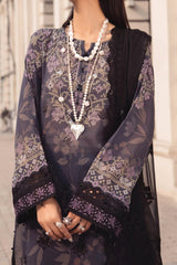 Maya By Nureh Unstitched 3 Piece Emb Swiss Voil Suit-NS-123