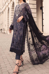 Maya By Nureh Unstitched 3 Piece Emb Swiss Voil Suit-NS-123