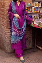 Bazar by Nureh Unstitched 3 Piece Chikankari Lawn Suit-NS-125