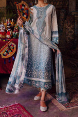 Bazar By Nureh Unstitched 3 Piece Embellishment Lawn Suit-NS-130