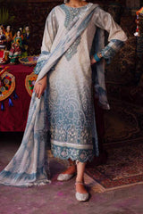 Bazar By Nureh Unstitched 3 Piece Embellishment Lawn Suit-NS-130