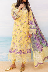 Gardenia By Nureh Unstitched 3 Piece Printed & Emb Lawn Suit-NS-131