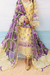 Gardenia By Nureh Unstitched 3 Piece Printed & Emb Lawn Suit-NS-131