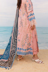 Gardenia By Nureh Unstitched 3 Piece Printed & Emb Lawn Suit-NS-132
