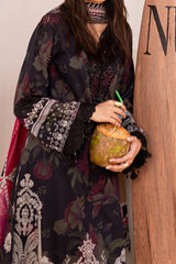 Gardenia By Nureh Unstitched 3 Piece Printed & Emb Lawn Suit-NS-133