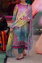 Bazar By Nureh Unstitched 3 Piece Embellishment Lawn Suit-NS-134